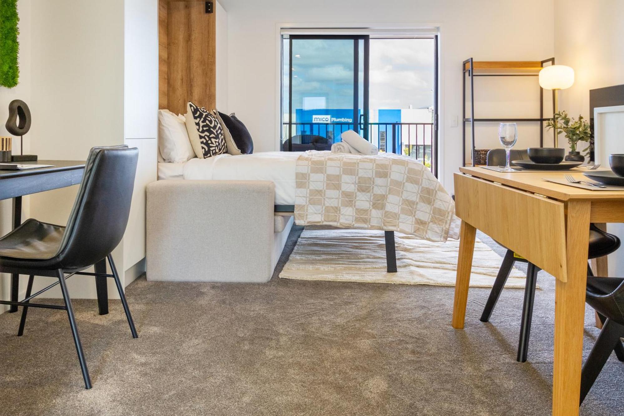 Prime Locale: Studio With Balcony Christchurch Ngoại thất bức ảnh